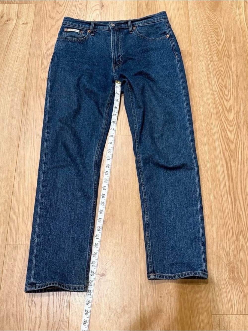 Calvin Klein Jeans Women's Dark Blue Straight Leg Jeans
